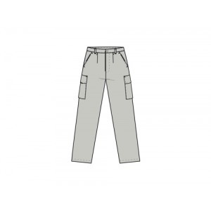 CALÇA HR AB/FECHO B/ALFORGE CINZA * CALÇA HR AB/FECHO B/ALFORGE CINZA *